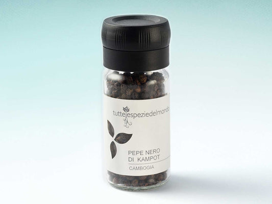 Kampot Black Pepper - Grinder Cap Βάζο 50γρ